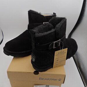 NWT BearPaw Emersyn Boots - Black Size 11M